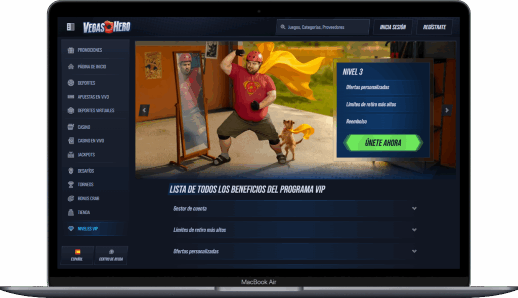Programa VIP en el casino VegasHero