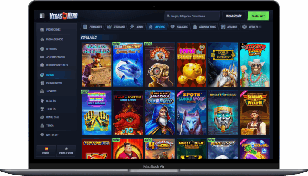 Juegos populares en VegasHero Casino